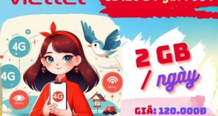 Gói cước SD120 Viettel - Sử dụng DATA với 30 ngày, có ngay 60GB