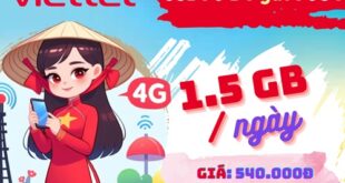 Gói cước 6SD90 Viettel: Ưu đãi 45GB, dùng 180 ngày