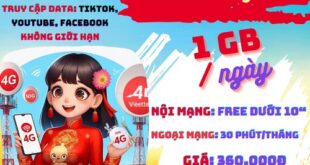 Gói cước 3MXH120 Viettel nhận 90GB data gọi thoại và dùng mạng xã hội 3 tháng