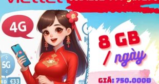 Gói cước 6SD125Z Viettel chỉ 750k sử dụng data kèm tiện ích thả ga suốt nửa năm