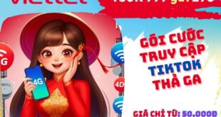 Gói cước T50K Viettel có ngay 50GB Data tốc độ cao dùng TikTok, Chu kỳ 30 ngày
