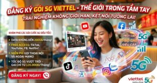 Gói cước 5G Viettel – Trải nghiệm Internet siêu tốc thế hệ mới